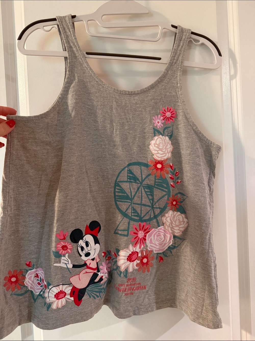 Disney Parks 2019 Epcot Flower & Garden Festival Minnie Tank